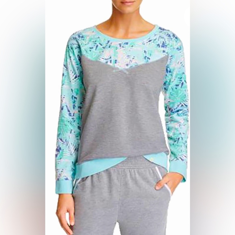 Honeydew Intimates Burn-Out French Terry Sweatshirt (S)